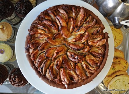 Apple &Hazelbut Tart at Sugardought Bakery in Hove