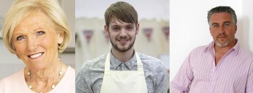 Mary Berry, John Whaite and Paul Hollywood